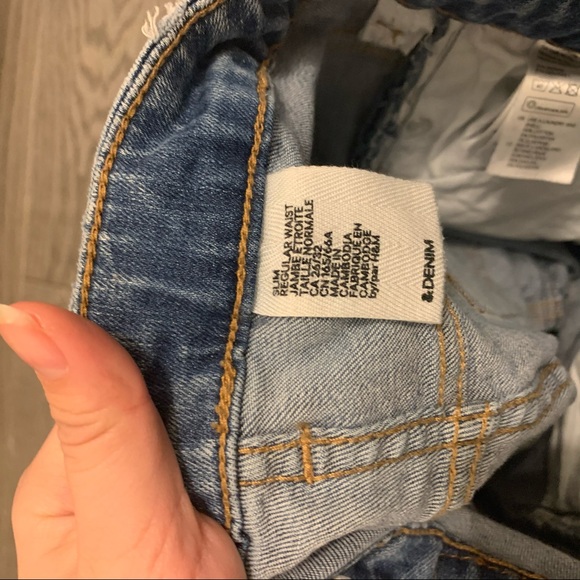 &Denim Super Ripped Jeans - Picture 2 of 3